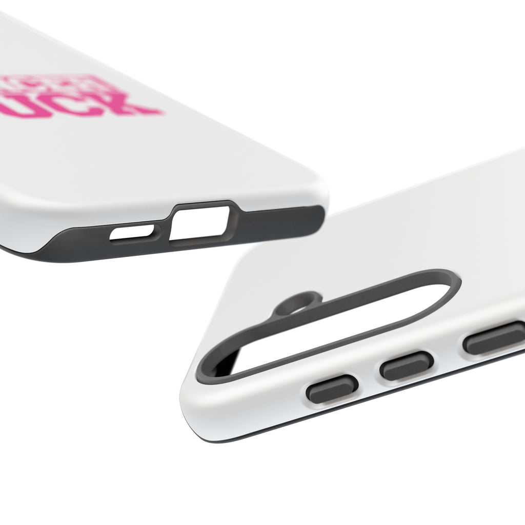 Phone Case - "Cancer Suck" Pink Awareness Tough Case