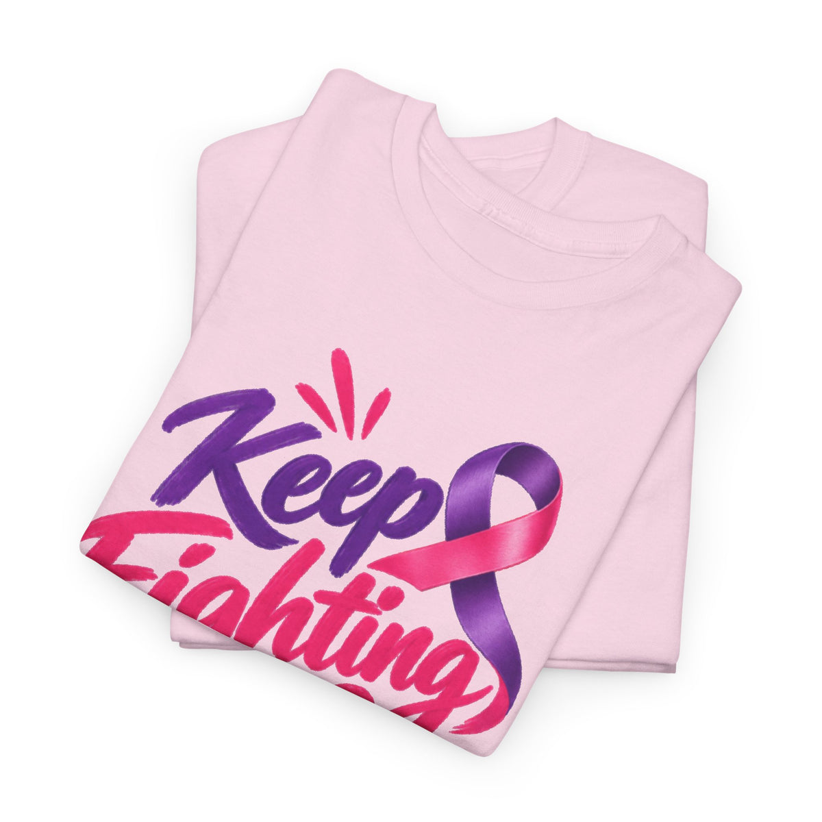 Keep Fighting T-Shirt — Awareness Ribbon Support Tee
