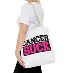 Cancer Suck Pink Awareness Tote
