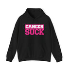 Cancer Suck Hoodie — Bold Pink Cancer Awareness Pullover