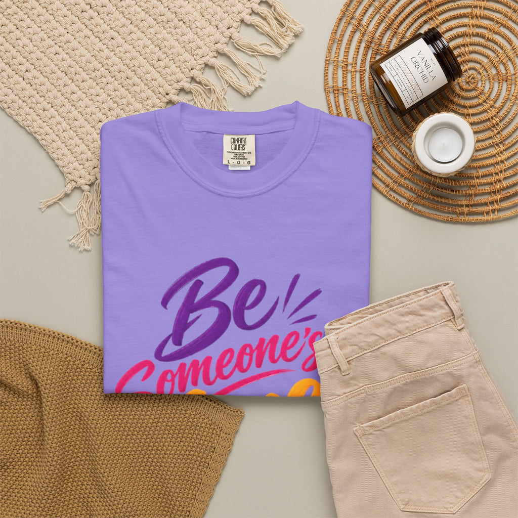 Be Someone's Hope T-Shirt — Purple & Gold Awareness Ribbon Tee