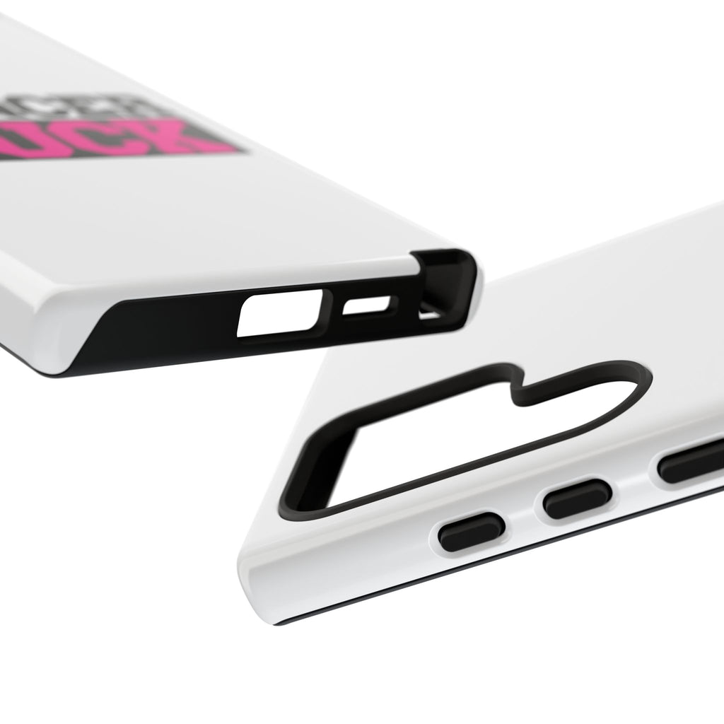 Phone Case — "Cancer Suck" Pink Awareness Tough Case