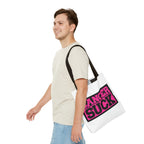 Canvas Tote Bag — "Cancer Suck" Bold Pink Awareness Tote
