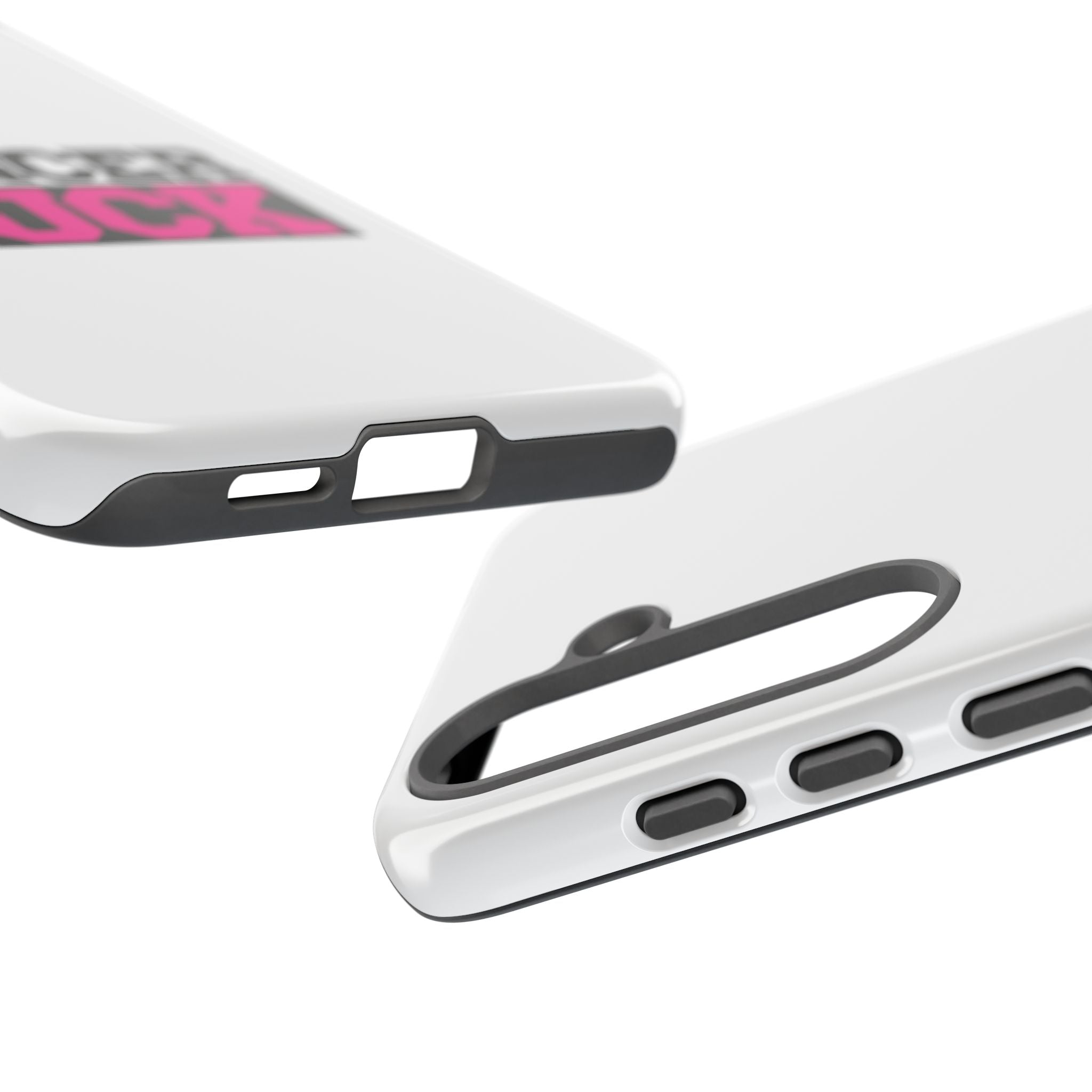 Phone Case — "Cancer Suck" Pink Awareness Tough Case