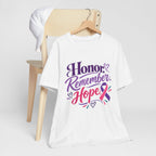 Honor Remember Hope Ribbon Tee