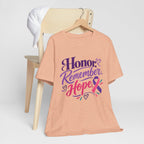 Honor Remember Hope Ribbon Tee
