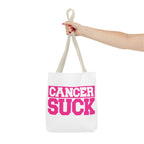 Cancer Suck Pink Awareness Tote Bag