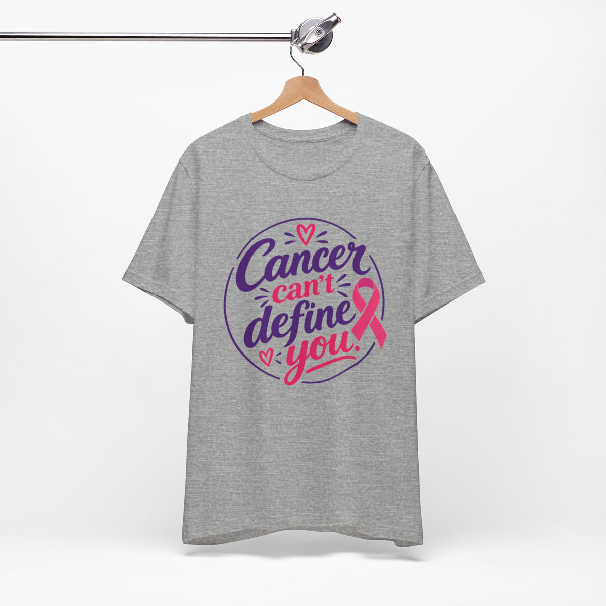Cancer Can't Define You T-Shirt — Breast Cancer Awareness Support Tee