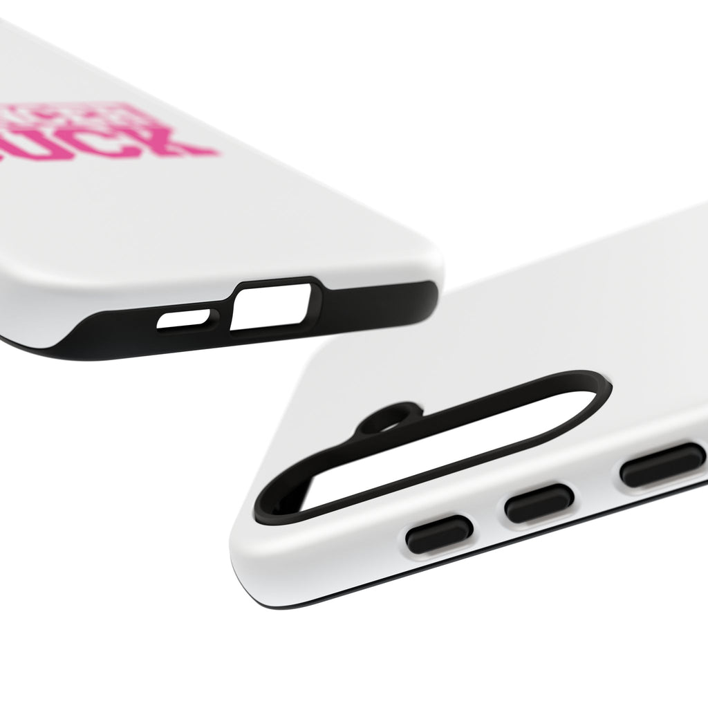Phone Case - "Cancer Suck" Pink Awareness Tough Case