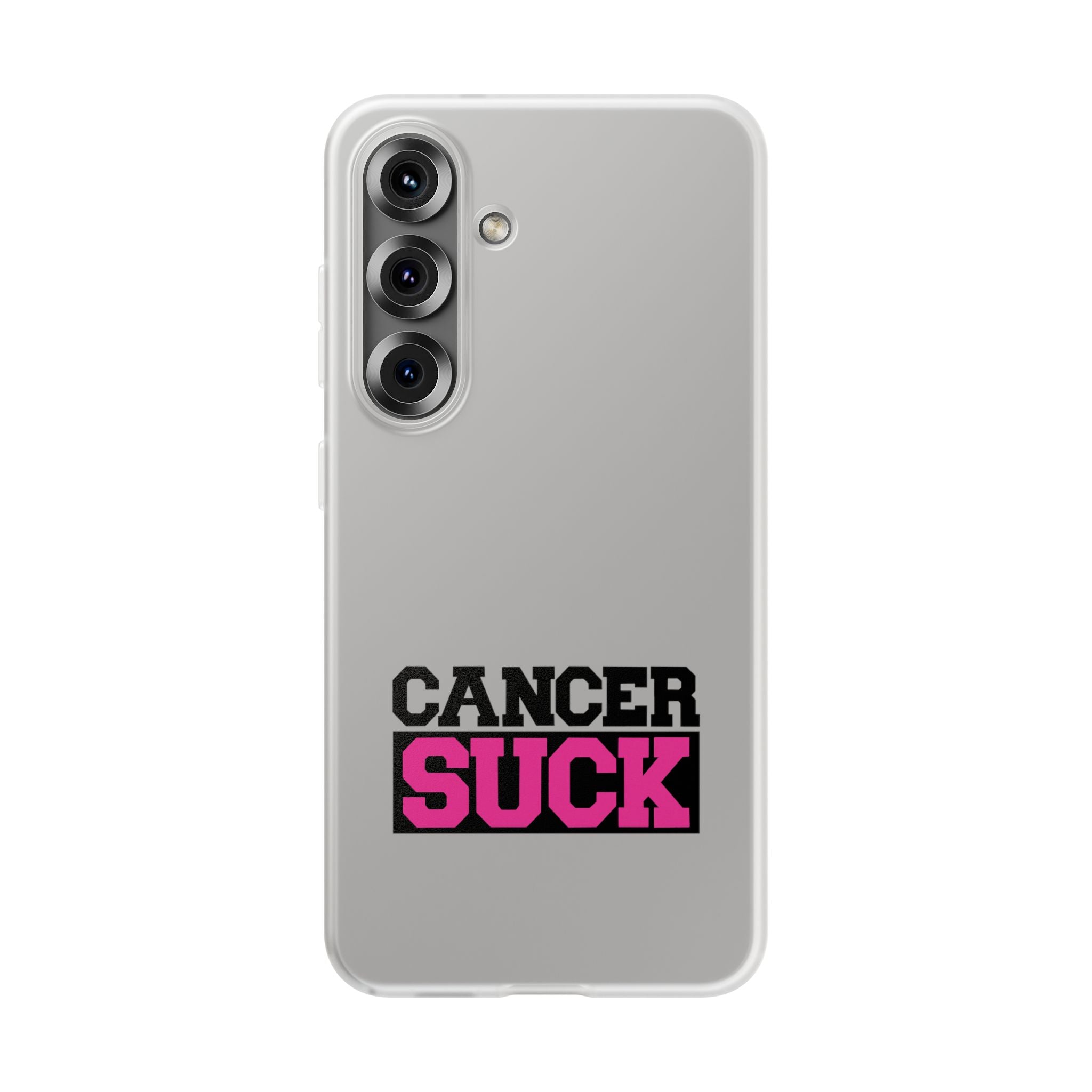 Phone Case — "Cancer Suck" Bold Awareness Slim Flexi Case