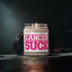 Cancer Suck Soy Candle — 9 oz Scented Support Candle