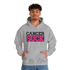 Cancer Suck Hoodie — Pink Awareness Support Pullover