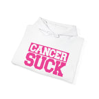 Cancer Suck Hoodie — Bold Pink Cancer Awareness Pullover