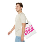 Cancer Suck Pink Awareness Tote Bag