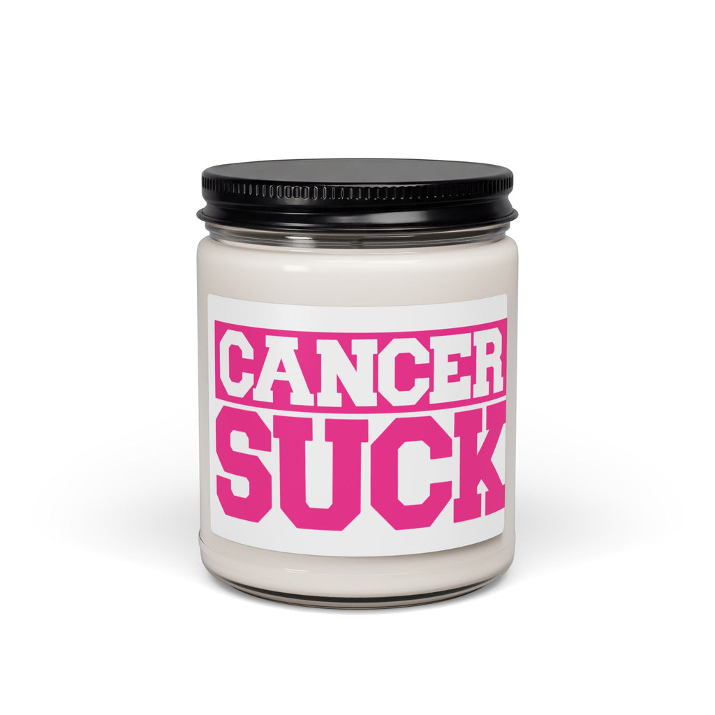 Cancer Suck Soy Candle — 9 oz Scented Support Candle