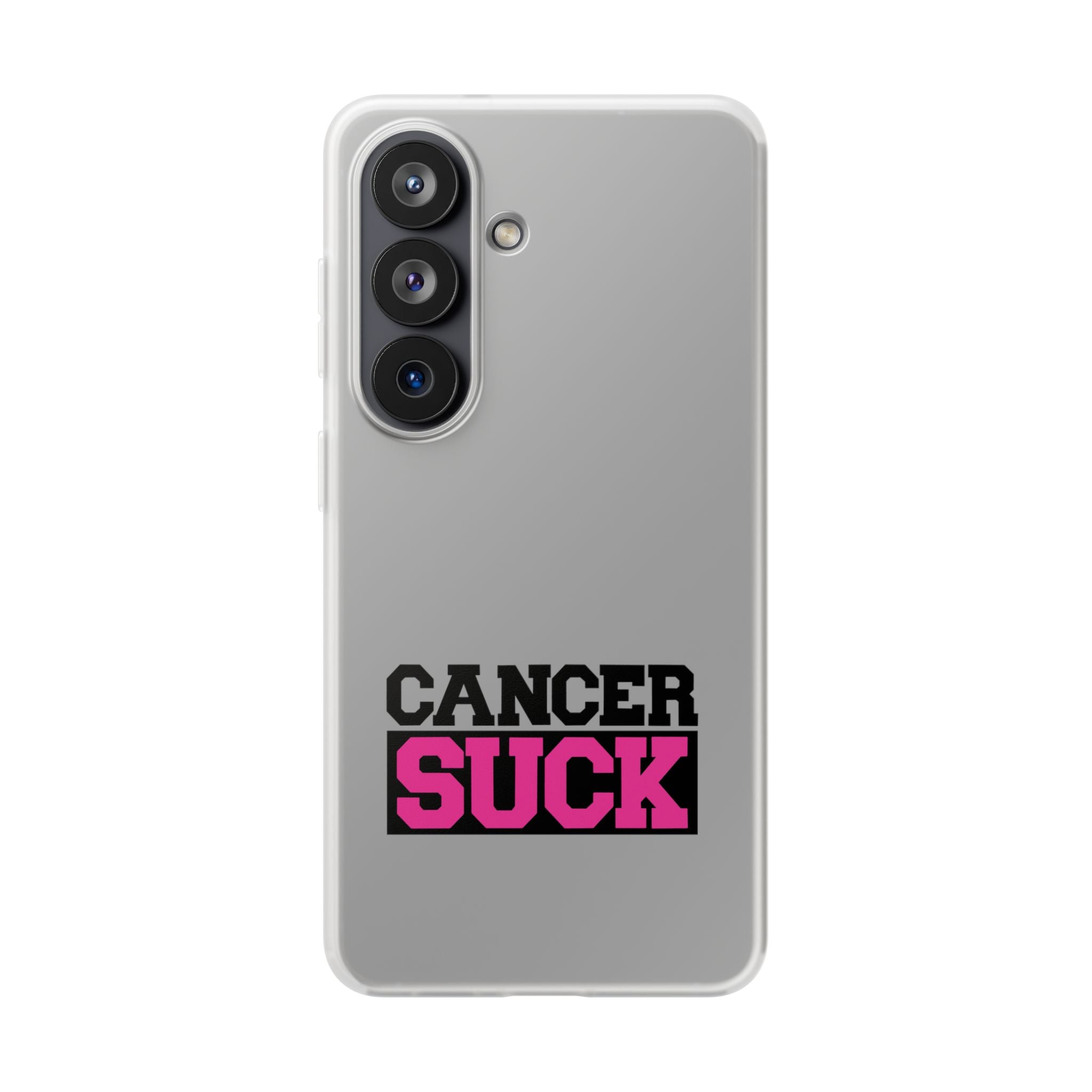 Phone Case — "Cancer Suck" Bold Awareness Slim Flexi Case