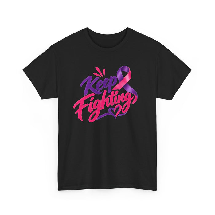 Keep Fighting T-Shirt — Awareness Ribbon Support Tee