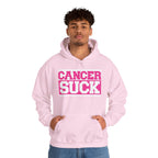 Cancer Suck Hoodie — Bold Pink Breast Cancer Awareness Sweatshirt