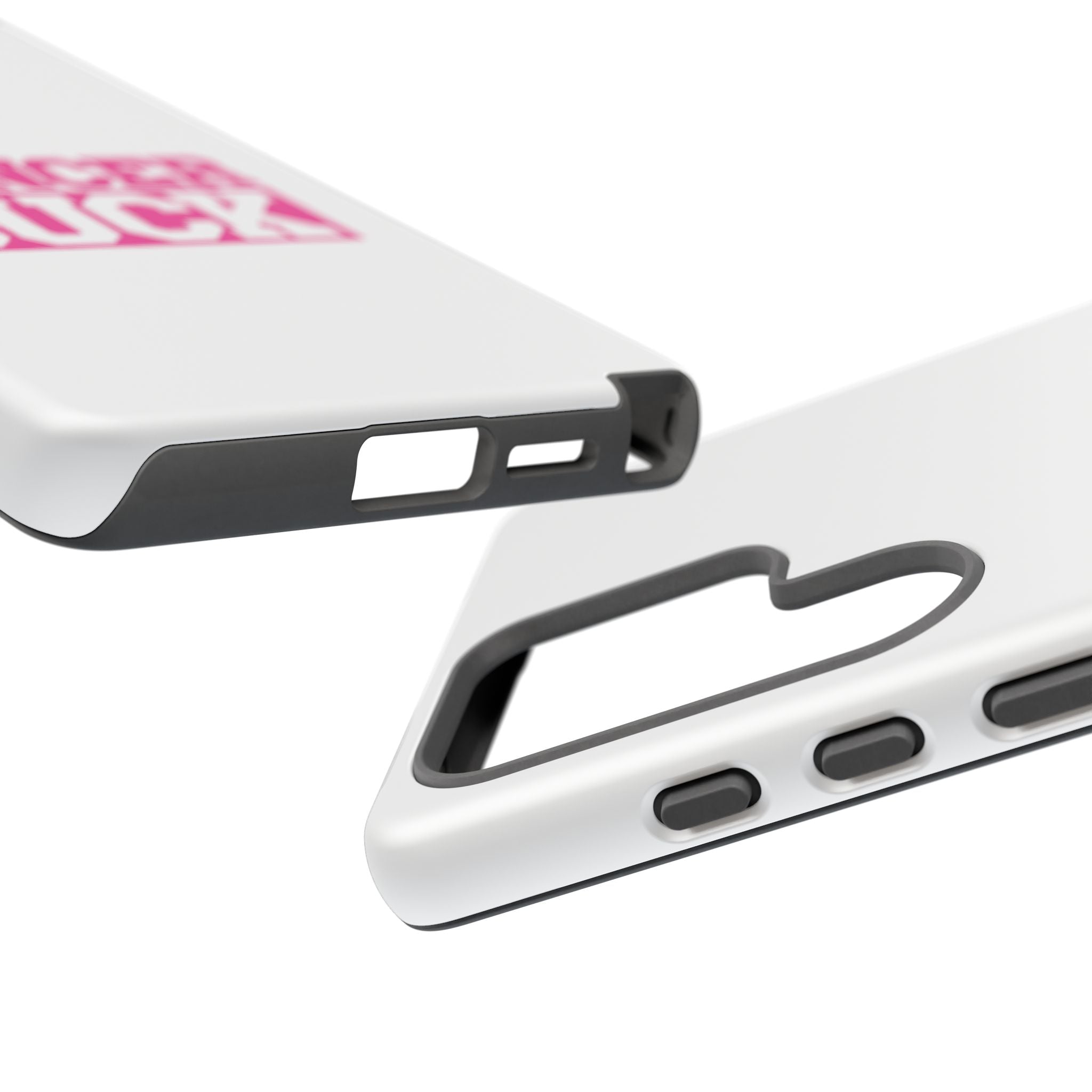 Phone Case — "CANCER SUCK" Pink Awareness Tough Case