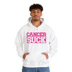 Cancer Suck Hoodie — Bold Pink Breast Cancer Awareness Sweatshirt