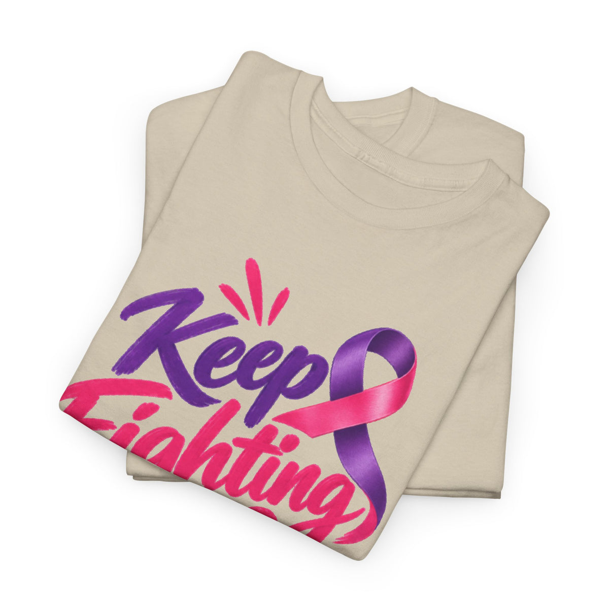 Keep Fighting T-Shirt — Awareness Ribbon Support Tee