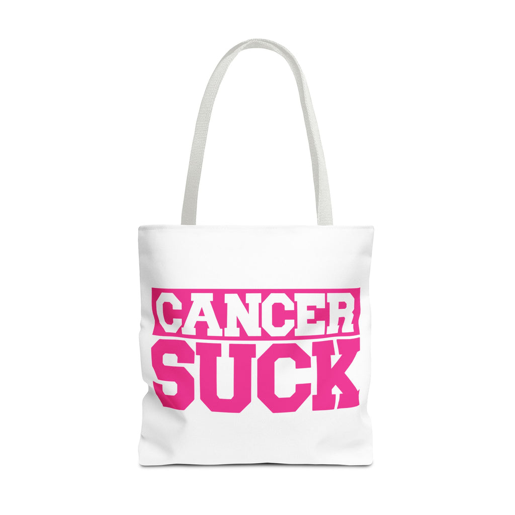Cancer Suck Pink Awareness Tote Bag