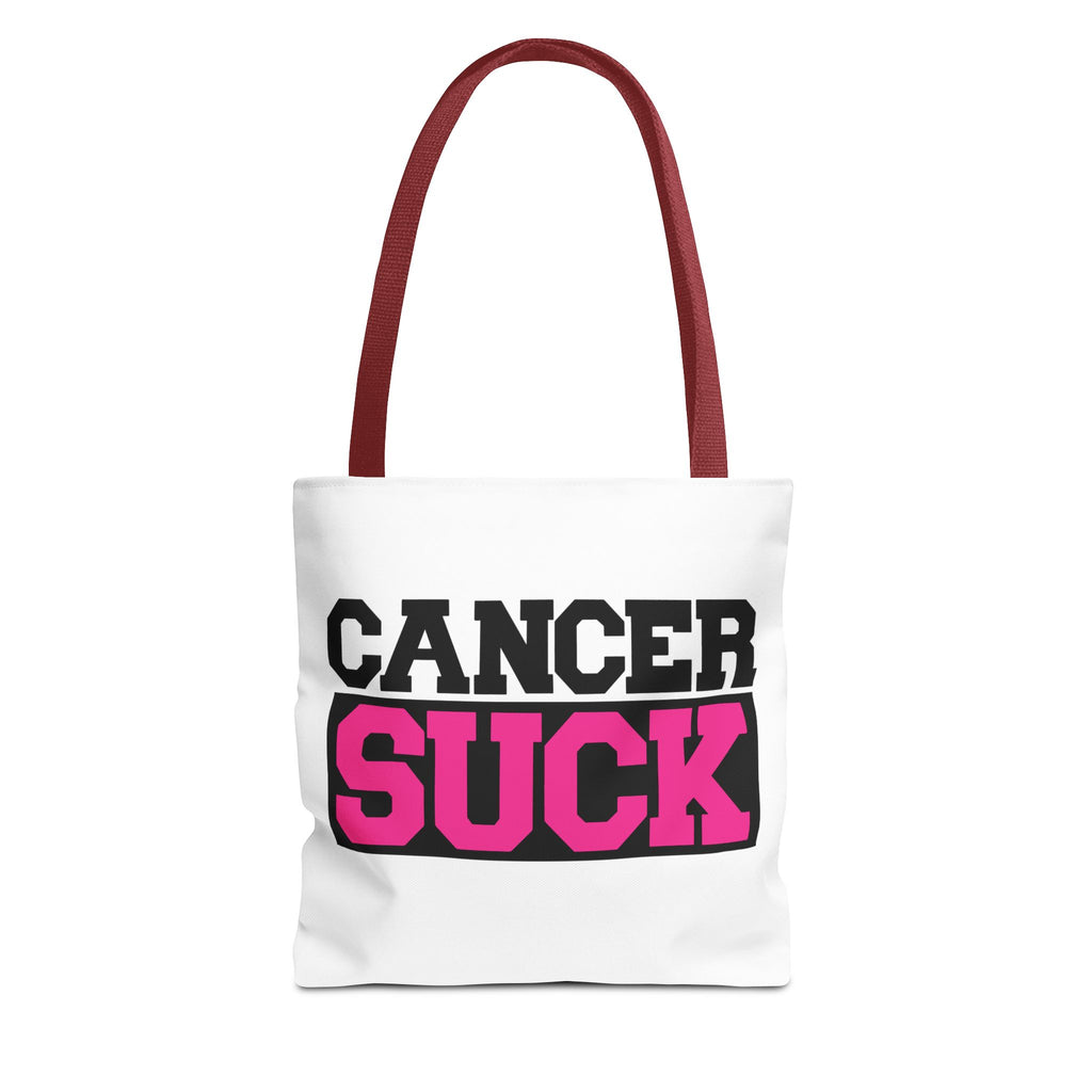 Cancer Suck Pink Awareness Tote