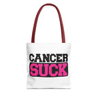 Cancer Suck Pink Awareness Tote