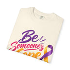 Be Someone's Hope T-Shirt — Purple & Gold Awareness Ribbon Tee