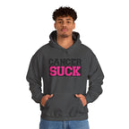 Cancer Suck Hoodie — Pink Awareness Support Pullover