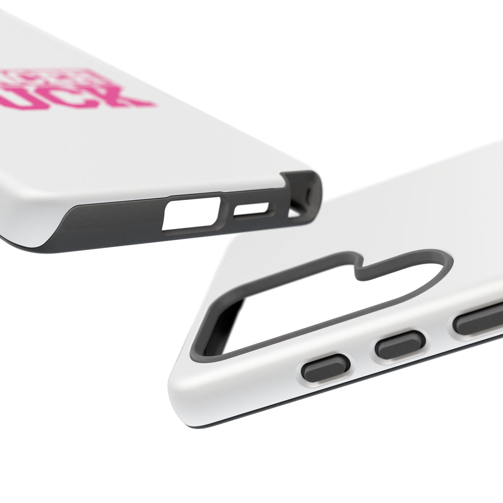Phone Case - "Cancer Suck" Pink Awareness Tough Case