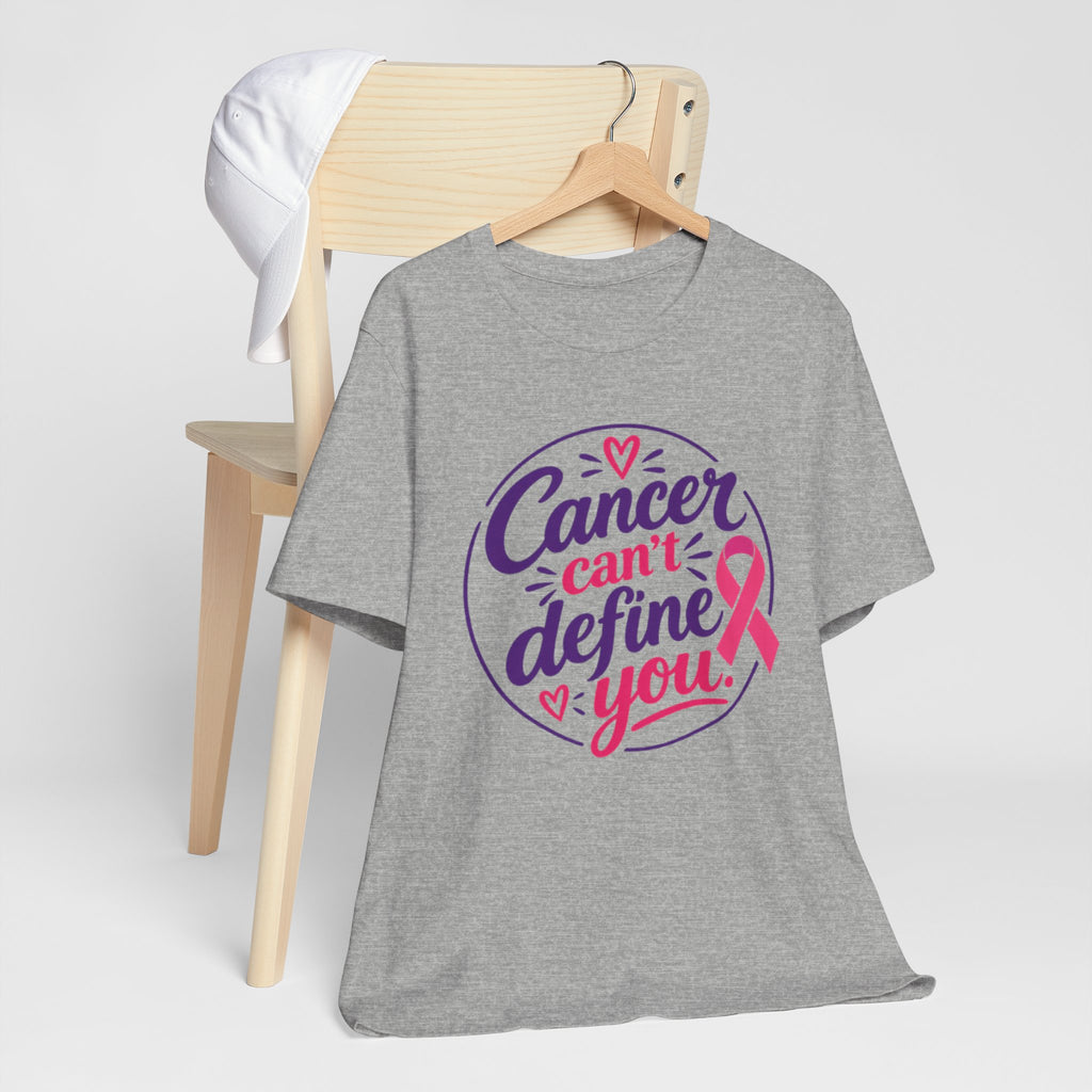 Cancer Can't Define You T-Shirt — Breast Cancer Awareness Support Tee