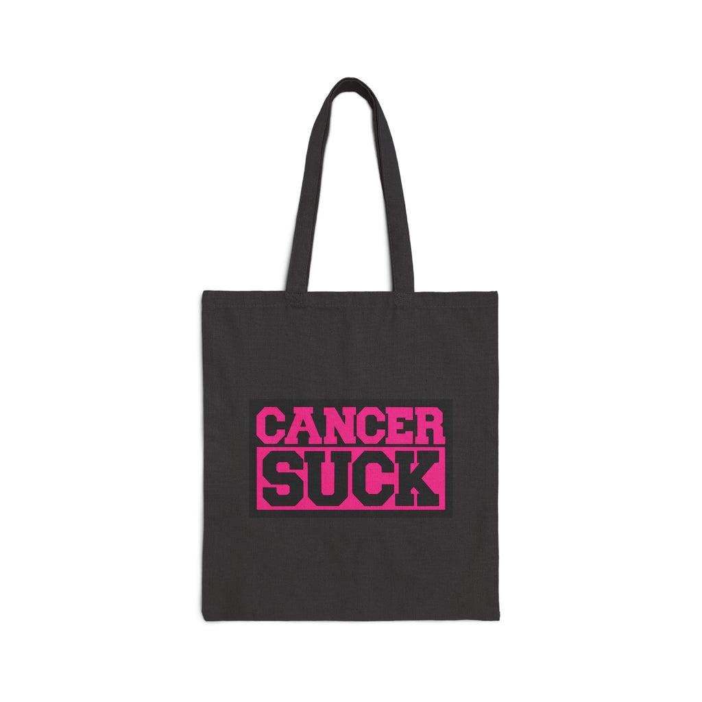 Cancer Suck Canvas Tote — Pink Advocacy Reusable Bag