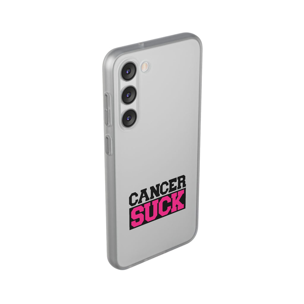 Phone Case — "Cancer Suck" Bold Awareness Slim Flexi Case