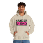 Cancer Suck Hoodie — Pink Awareness Support Pullover