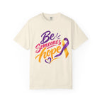 Be Someone's Hope T-Shirt — Purple & Gold Awareness Ribbon Tee