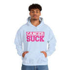 Cancer Suck Hoodie — Bold Pink Cancer Awareness Pullover