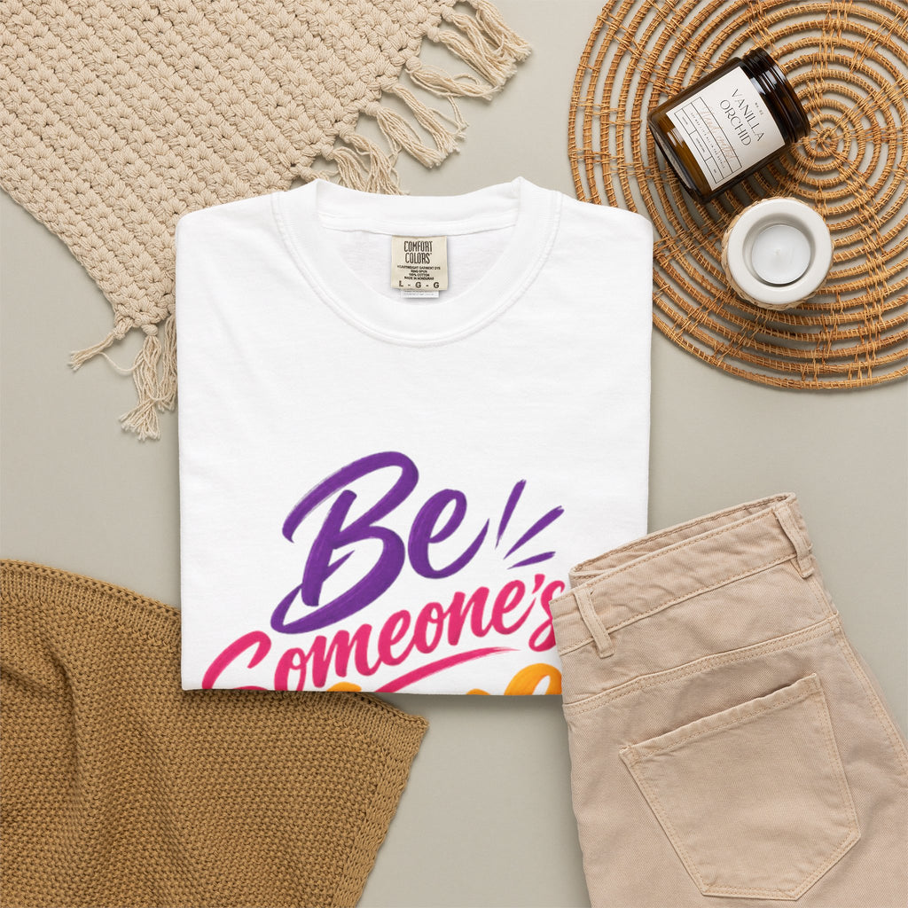 Be Someone's Hope T-Shirt — Purple & Gold Awareness Ribbon Tee