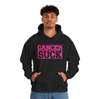Cancer Suck Hoodie — Pink Awareness Statement Pullover