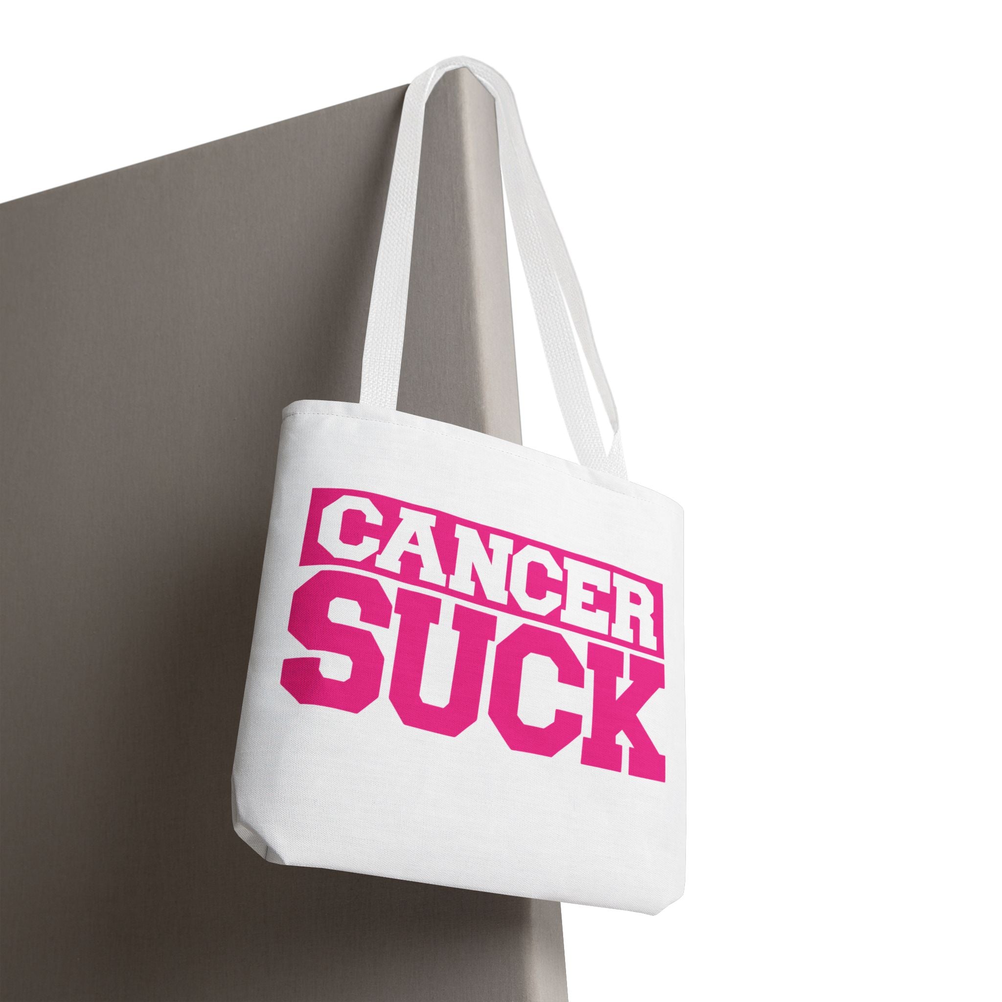 Cancer Suck Pink Awareness Tote Bag
