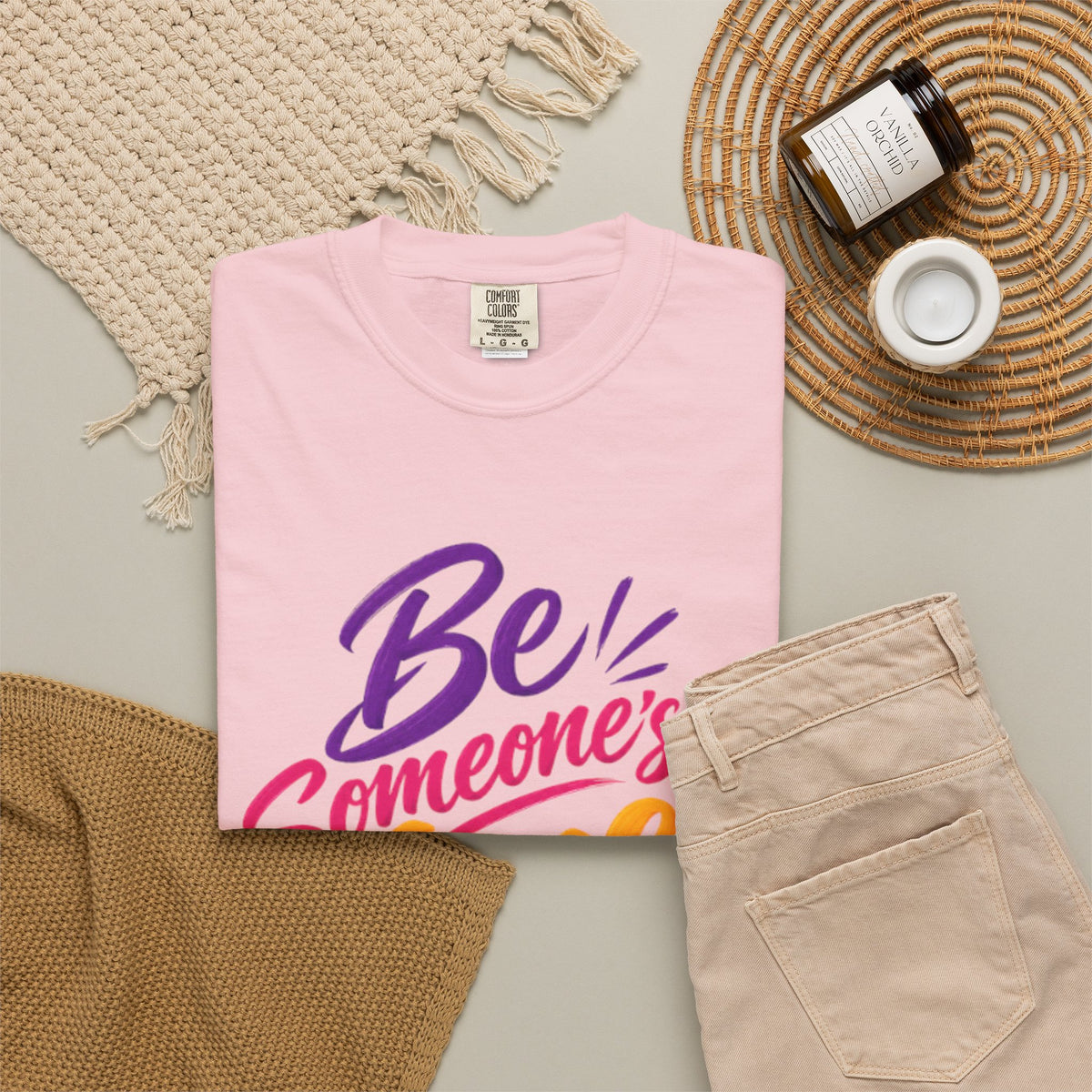 Be Someone's Hope T-Shirt — Purple & Gold Awareness Ribbon Tee