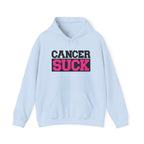 Cancer Suck Hoodie — Pink Awareness Support Pullover