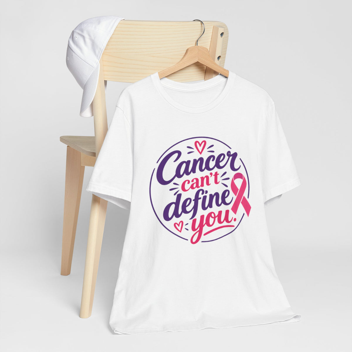 Cancer Can't Define You T-Shirt — Breast Cancer Awareness Support Tee