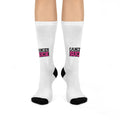 Crew Socks — 'Cancer Suck' Pink Ribbon Support Cushion Socks