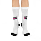Crew Socks — 'Cancer Suck' Pink Ribbon Support Cushion Socks