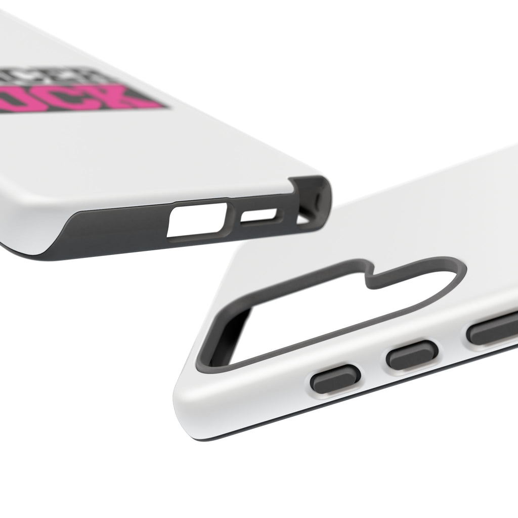 Phone Case — "Cancer Suck" Pink Awareness Tough Case
