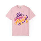 Be Someone's Hope T-Shirt — Purple & Gold Awareness Ribbon Tee