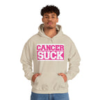 Cancer Suck Hoodie — Bold Pink Breast Cancer Awareness Sweatshirt