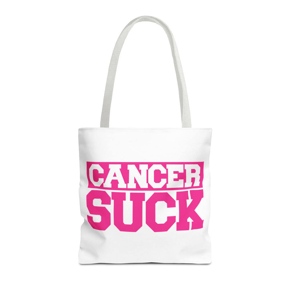Cancer Suck Pink Awareness Tote Bag