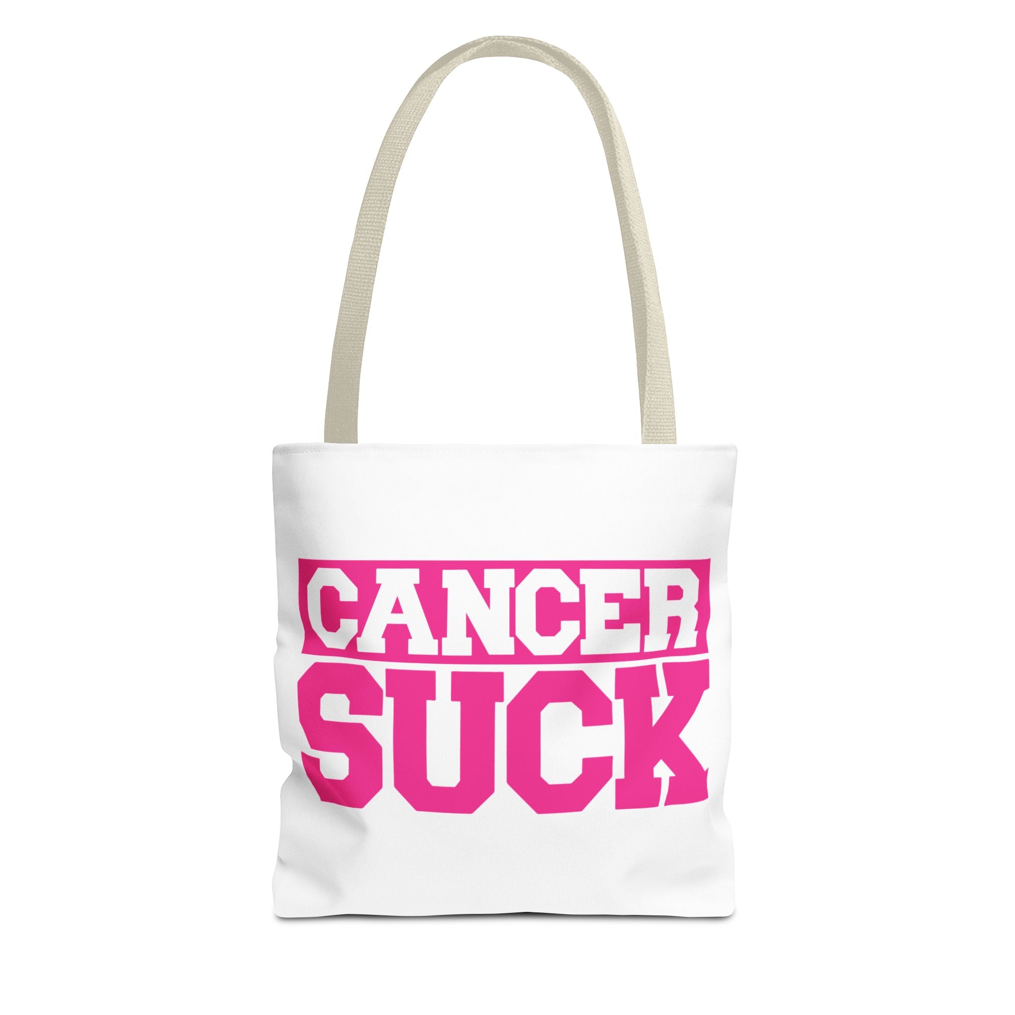 Cancer Suck Pink Awareness Tote Bag